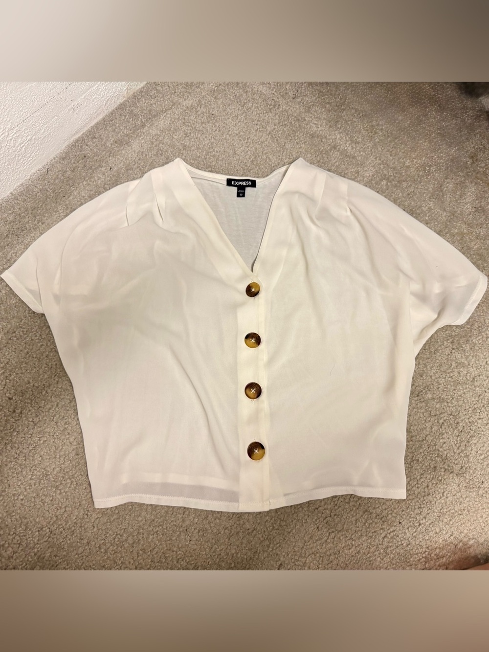 Express Women's Button Front Top